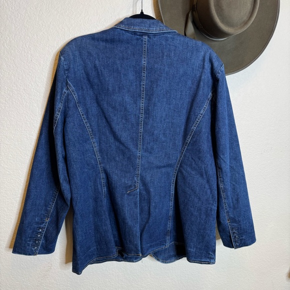 NWT Gap women's denim blazer - size 20 - Picture 5 of 5